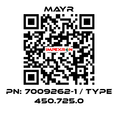 PN: 7009262-1 / Type 450.725.0 Mayr