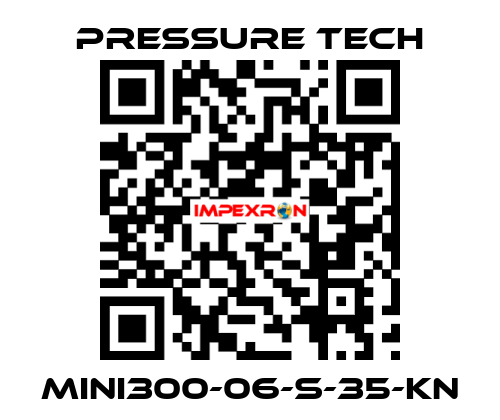 MINI300-06-S-35-KN Pressure Tech