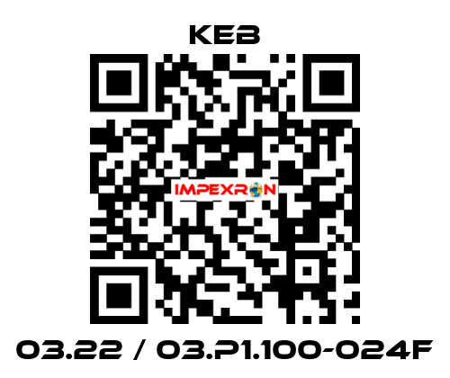 03.22 / 03.P1.100-024F KEB