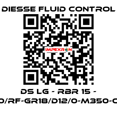 DS LG - RBR 15 - 25/40/RF-GR18/D12/0-M350-CS/CS DIESSE Fluid Control