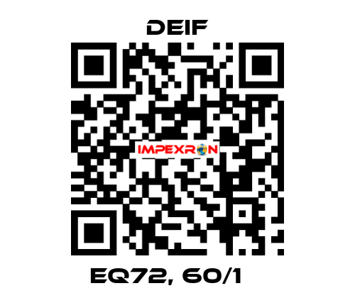 EQ72, 60/1 А Deif