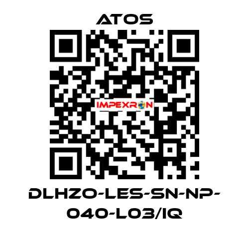 DLHZO-LES-SN-NP- 040-L03/IQ Atos