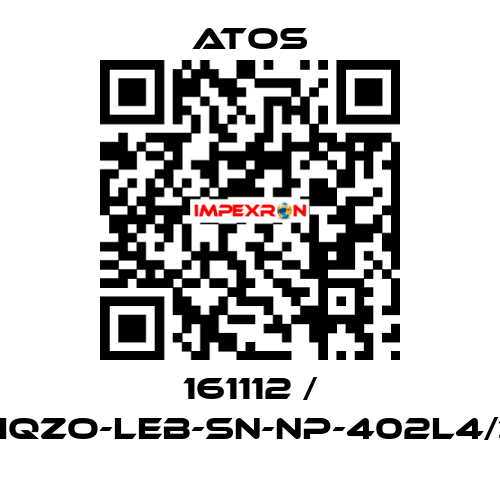 161112 / LIQZO-LEB-SN-NP-402L4/Z Atos
