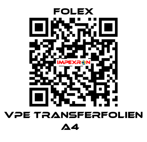 VPE Transferfolien A4   Folex