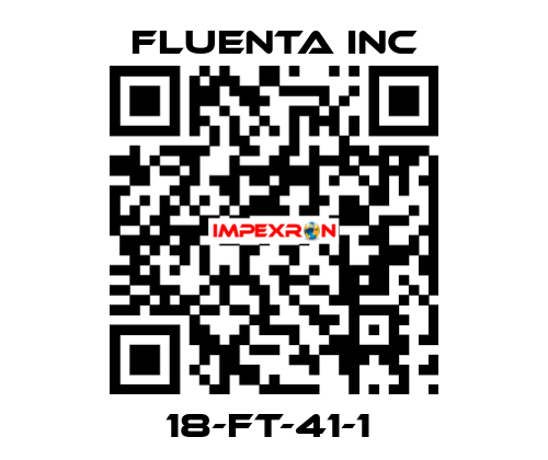 18-FT-41-1  Fluenta Inc