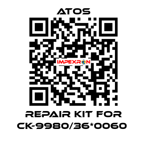 REPAIR KIT FOR CK-9980/36*0060  Atos