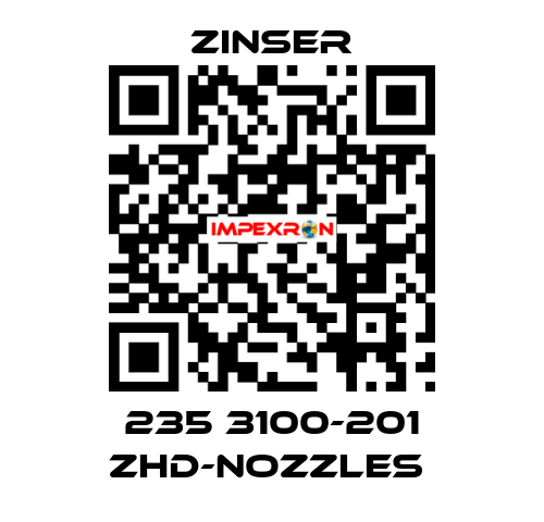 235 3100-201 ZHD-nozzles  Zinser