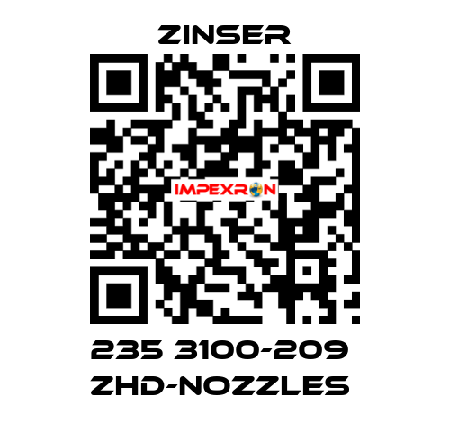 235 3100-209  ZHD-nozzles  Zinser