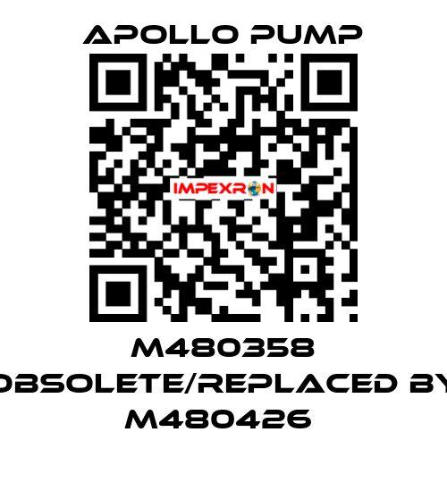 M480358 obsolete/replaced by M480426  Apollo pump