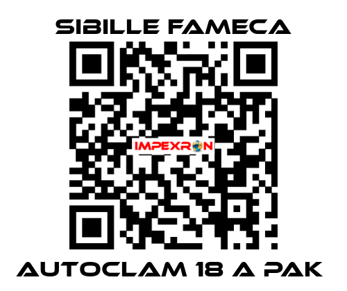 Autoclam 18 A PAK  Sibille Fameca