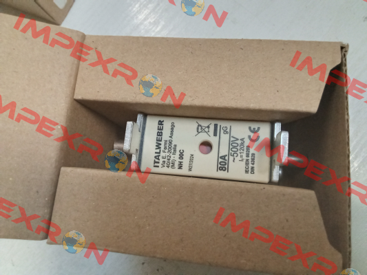 1500680 / FUS NH00C KOMBI GG 80A 500V Italweber