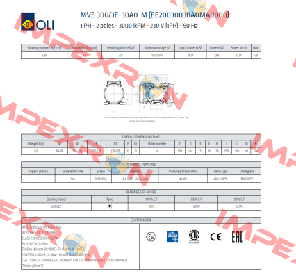 MVE 300/3E-30A0-M Oli