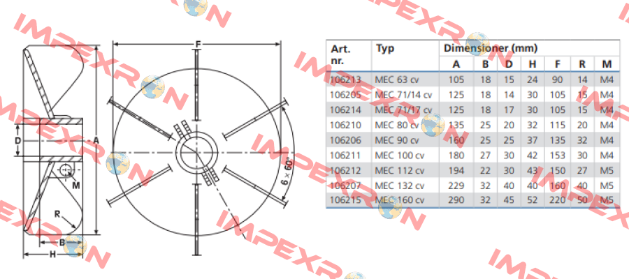 106211 - Mec 100/30 Black Bevi