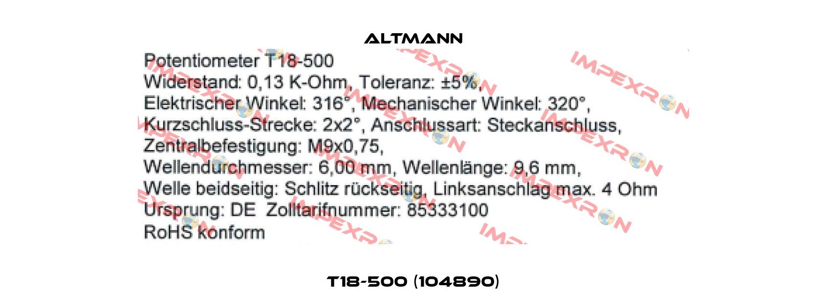 T18-500 (104890) ALTMANN