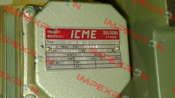 T 80 BL 2  Icme Motor