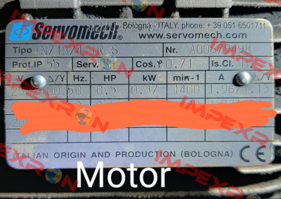 Type: IN7 1B/4 TR S A00679498 (OEM) Servomech