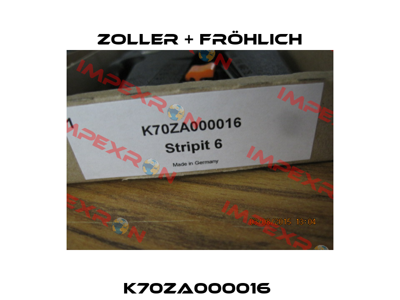 K70ZA000016  Zoller + Fröhlich