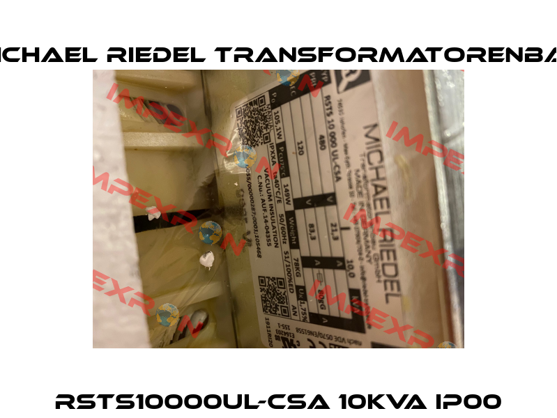 RSTS10000UL-CSA 10kVA IP00 Michael Riedel Transformatorenbau