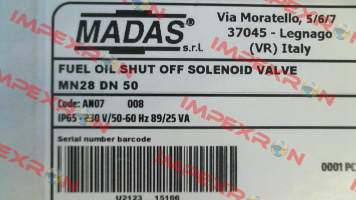 MN28 DN 50 (AN07 008) Madas