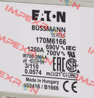 170M6166 BUSSMANN / EATON