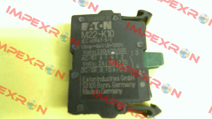 p/n: 216376, Type: M22-K10 Moeller (Eaton)