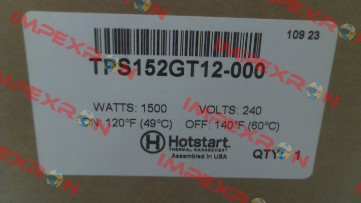 TPS152GT12-000 Hotstart