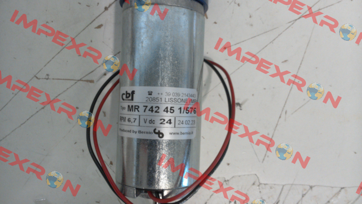 MR742 45 1/576 24VDC BERNIO ELETTROMECCANICA