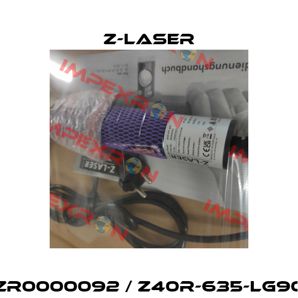 ZR0000092 / Z40R-635-lg90 Z-LASER